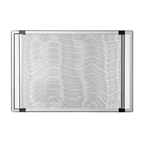 Ventanara® Insektenschutz Schiebe Fenster Fliegengitter Mückenschutz (50 x 75 cm, Weiß)