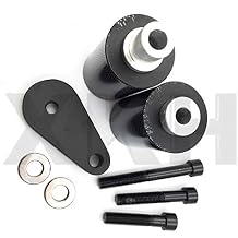 XKH- Motorcycle No Cut Frame Slider Protector Compatible with 2003 2005 Yzf R6 2006 2009 R6S Carbon Fiber [B00Y7CDK54]