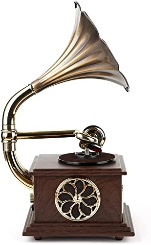 Vintage Retro Classical Gramophone Vinyle Lecteur Enregistreur stéréo 3,5 mm Audio Blue Tooth 4.2/ Aux-in/Aux-out/Entrée… - Les Beatles, Paul McCartney, John Lennon, RIngo Starr, George Harrison Vintage Retro Classical Gramophone Vinyle Lecteur Enregistreur stéréo 3,5 mm Audio Blue Tooth 4.2/ Aux-in/Aux-out/Entrée… – Image 6