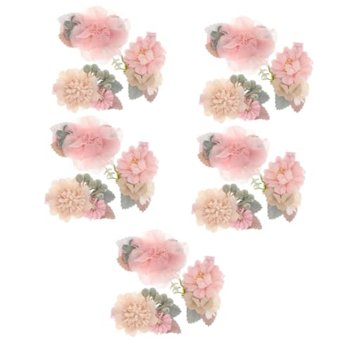 Accessoires cheveux fille 15 pièces avec fleurs et perles pour coiffure élégante de fête