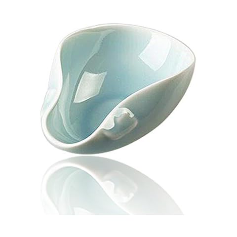 LWXLJMJZC Qin Porcelain Cha He Tea Vessel Cover