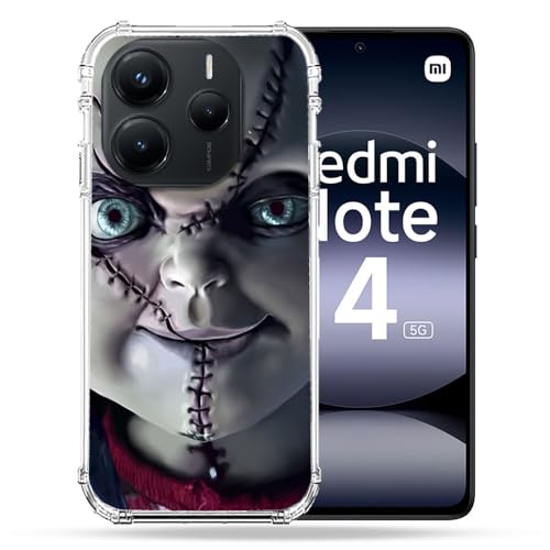 Coque Xiaomi Redmi Note 14 5G horreur Chucky pour fan de pop culture