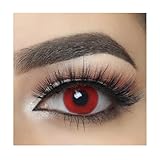 lentille rouge valeur nutritive MYSA LENS Marque Française MYSA LENS® Lentilles De Contact De Couleur Fantaisie Crazy Lens Cosplay Halloween Yeux Rouge Oeil Rouge Demon Red Out Etui Offert 12 Mois sans correction …