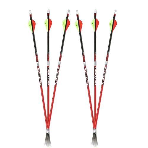 Carbon Express Maxima Red SD Carbon Arrow - 6 Pack, Black &...