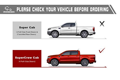 Estribos IRONBISON para Ford Ranger SuperCrew 2019-2026 miniatura 2