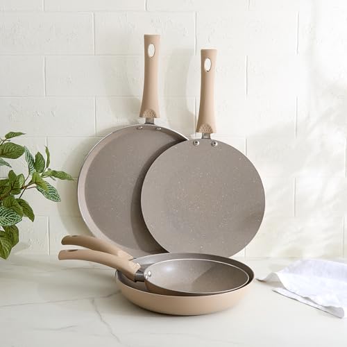 Image of Home Centre Fiona Sebron Aluminium Non-Stick Frying Pan - 18.5cm