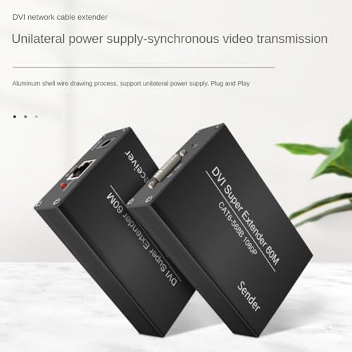 Extensor DVI de alta definición 1920X1200 para transmisión de vídeo sin pérdida a 60m 7