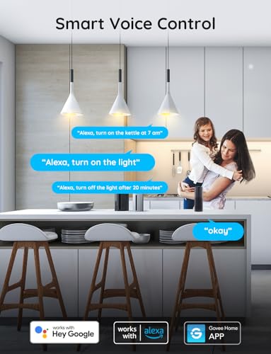 Govee H5083 Smart Plug, Wifi Plugs Work With Alexa & Google Assistant, Smart Outlet With Timer & Group Controller thumb #1
