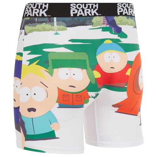 South Park Mens Boxer Briefs - Anti Chafing No Fly Boxer Briefs - Breathable Mens Underwear (Sizes S-XL)3