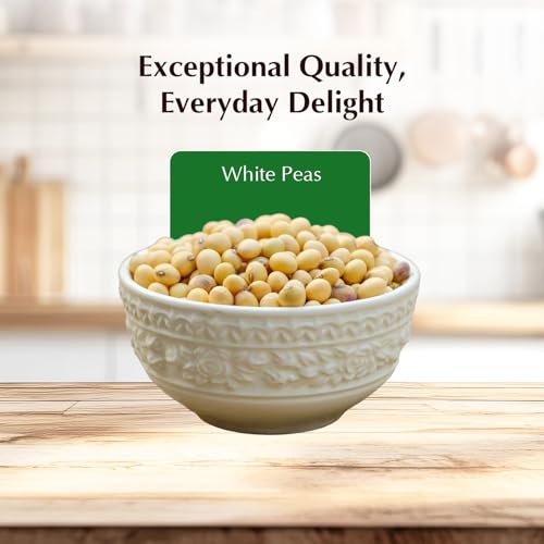 Image of Amazon Brand - Vedaka Premium White Peas, 1kg