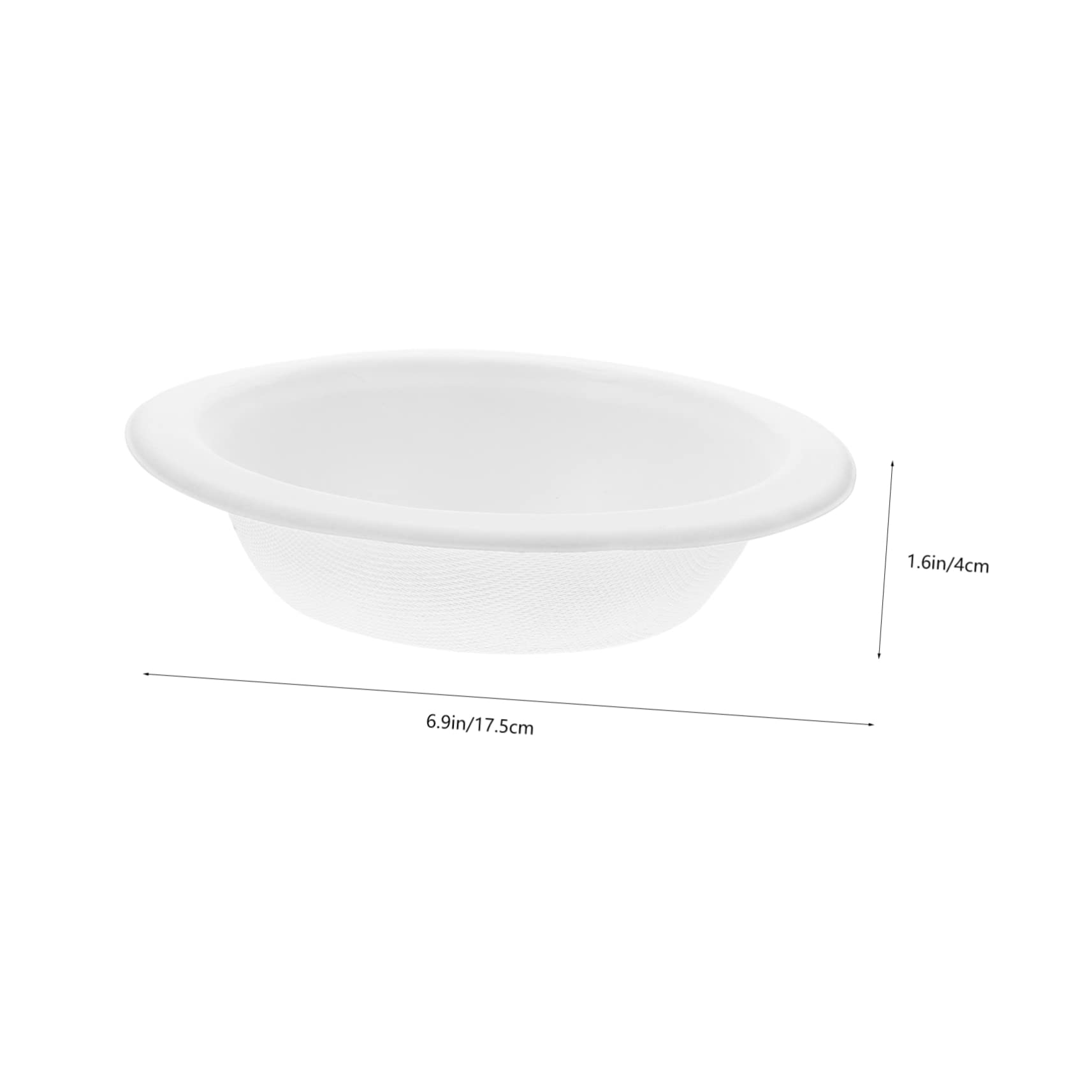 Garneck Practical Cat Bowls 20pcs Disposable Pet Bowls Smooth Surface Dishwasher Safe