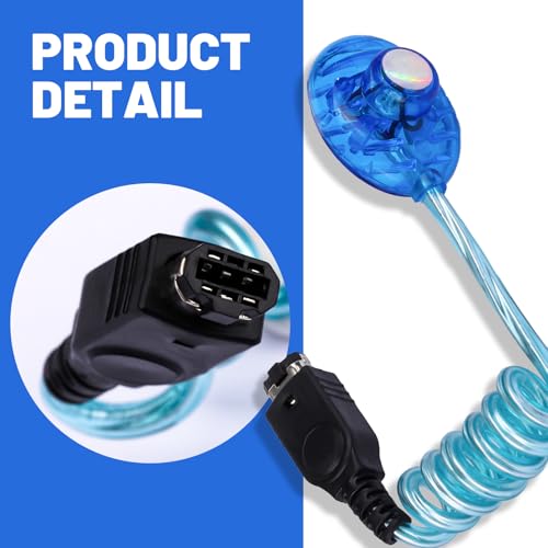 Image of HNYYZL Worm Light Backlight Flexible Illumination LED Lamps for GBA Console WormLight (1 Pcs GBA Blue)