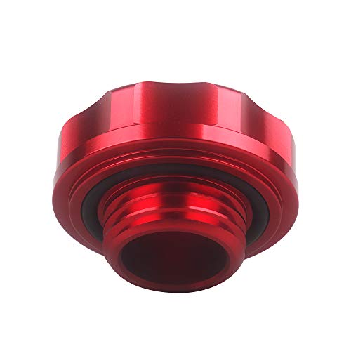 Yorten Tampa de óleo de veículo automotivo de alumínio Tampa de óleo do tanque de combustível Tampa