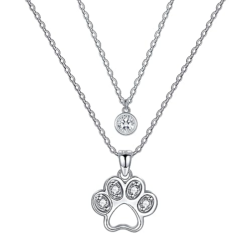 Plata de Ley Colgante de perro Pointer