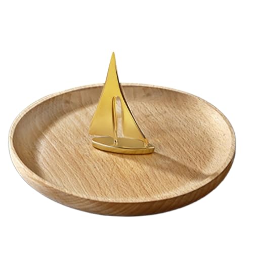 Porta Espirales para Exterior,Portaespirales Antimosquitos para Jardín | Soporte En Forma De Barco Arte Decorativo con Base De Madera para Senderismo Piscina Patio Camping Exterior