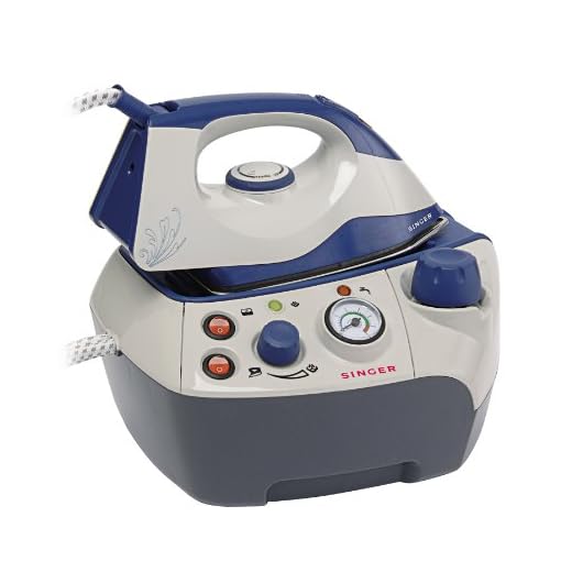 Singer SHG6201 Ferro da Stiro Professionale a Caldaia, Blu Bianco
