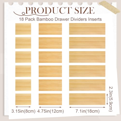 18-Pack-Bamboo-Drawer-Dividers-Inserts-3-Sizes-Adjustable-for-Drawer-Organizers-Kitchen-Utensils-Storage-Home-Office-Bathroom-Dresser-Cosmetic-71-x-23-in-47-x-23-in-315-x-23-in
