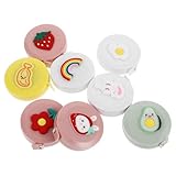 Mètre ruban mignon : ce mètre ruban flexible s'adapte à votre corps et se glisse facilement dans un sac à main ou une poche