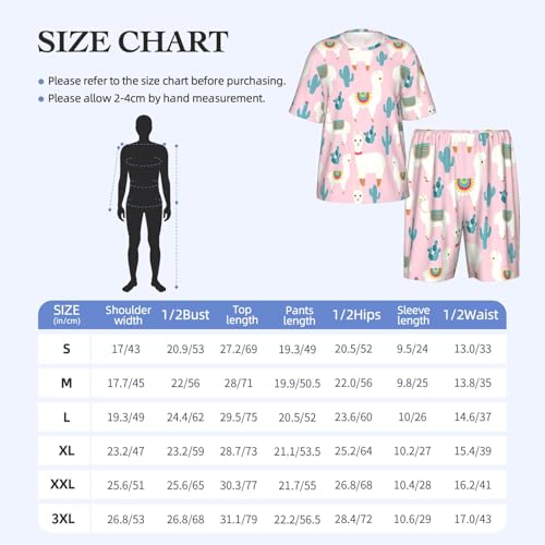 Pyjama manches courtes homme imprimé cactus pour soirées détendues