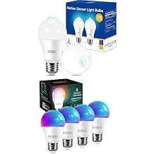 OHLUX Motion Sensor Bulbs and Smart Light Bulbs Bundle Package
