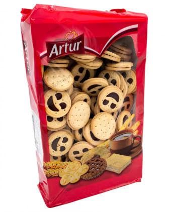 Galletas Risitas Artur Formato Caja 1,5KG | Sabor Chocolate
