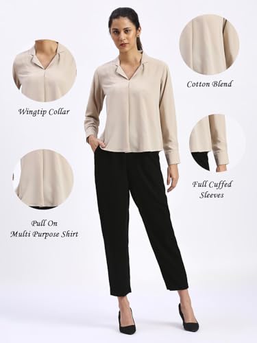 Image of Women's Regular Fit Cotton Blend Shirts