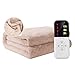 Produktbild BNBXP Wärmeunterbett Elektrische Heizdecke, Kuscheldecke, 60~100 Watt Leistung, 4 Leistungsstufen, Timer-Funktion, Ausgenommen Milben-Merkmale,180 * 150cm