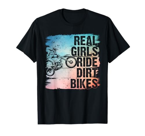 Cool Dirt Bike Women Girls Motocross Racer T-Shirt