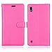 Produktbild Laybomo Handyhülle für Samsung Galaxy A10 / SM-A105F Hülle Ledertasche Weiches Gummi Silikon TPU Haut Beutel Schützend Stehen Bilderrahmen Brieftasche Schale Tasche Schuzhülle für Galaxy A10 (Rosa)