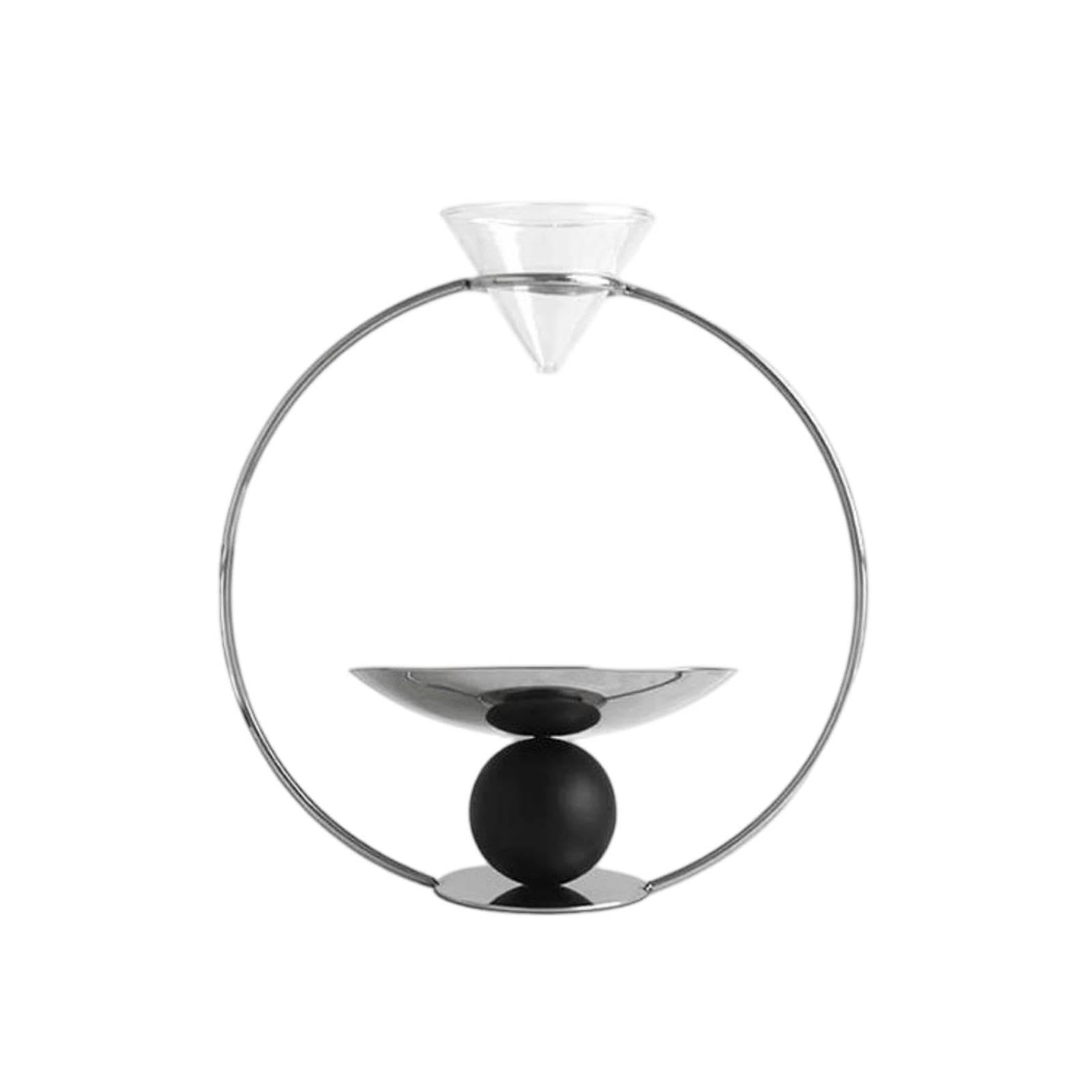 Hourglass Ornament with Metal Frame Modern Hourglass Sculptural Sand Timer for Home Decor, Living Room, Bookshelf-image-43