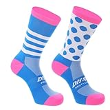 SOLUSTRE Professionelle Atmungsaktive Sportsocken Unisex L – Nylonsocken für Fitness Basketball Radfahren und Laufen