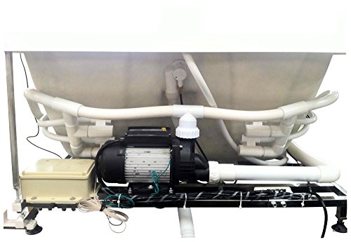 Eago Am124Etl-R 6' Left Corner Acrylic Whirlpool Bathtub For Two, White #TOP2