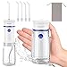 BAFOVY Jet Dentaire Hydropulseur Portable, Irrigateur Oral IPX7 Étanche, avec 3 Modes et 4 Buses Différentes, Pliable Hydropulseur Dentaire Professionnel pour Voyage et Utilisation à la Maison, Bleu