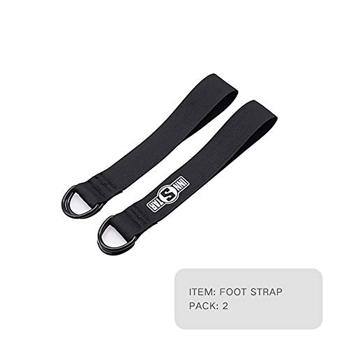 INNSTAR Resistance Bands Accesories Exercise Bands Attachment for Home Gym Workout Full Body Workout (2 Pack Foot Strap)