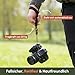 C-Rope Kamera Handschlaufe The Claw aus handgeflochtenem Paracord. Kameragurt mit Schnellverschluss-System (Silent Black)