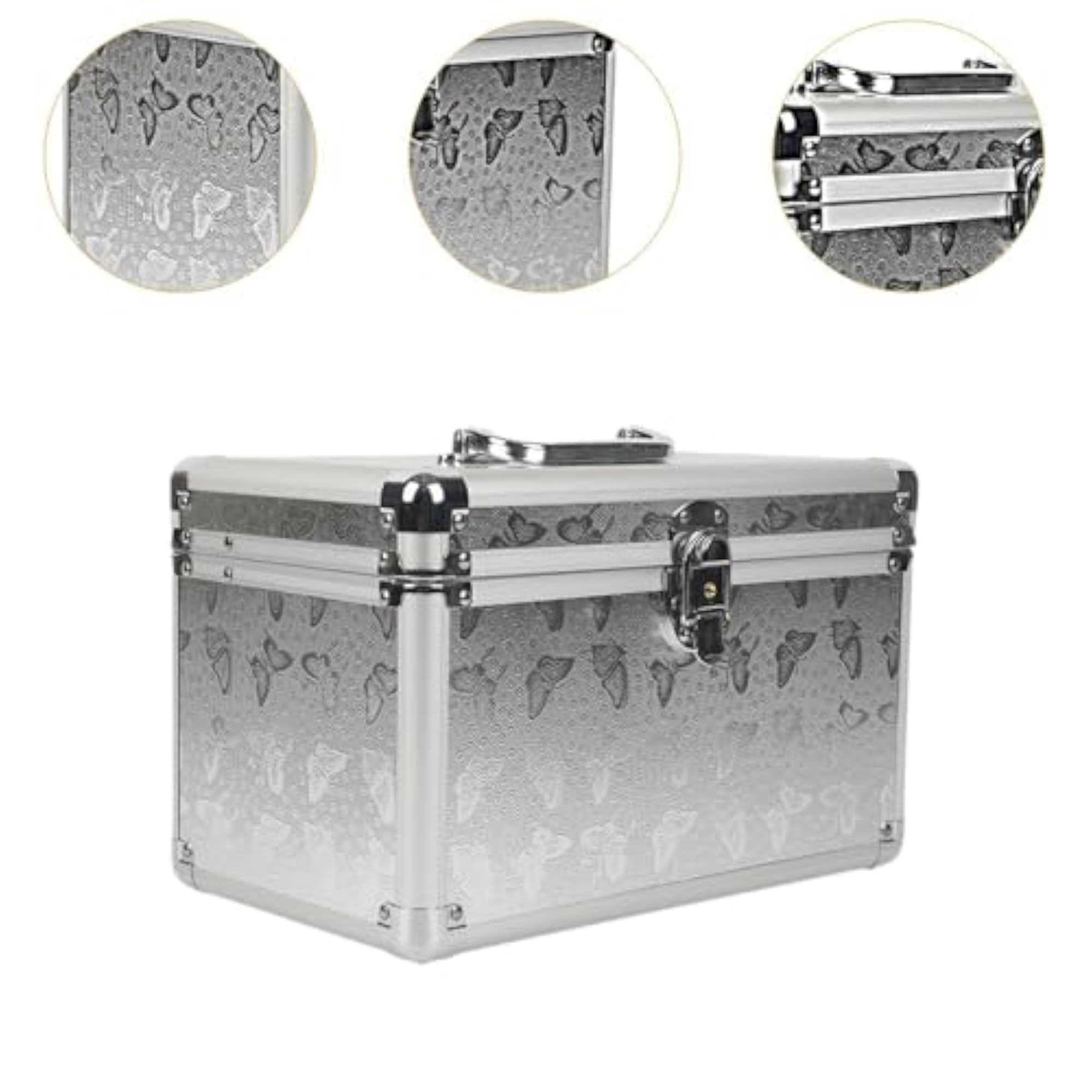 Makeup Train Case Shockproof Hard Shell Toolbox