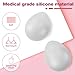 IVITA One Pair A Cup Self Attaching Silicone Breast Forms for Mastectomy Crossdresser Prosthesis Transgender Cosplay - Clear