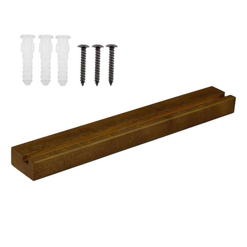 CHENGAIJIAN Cd Rack Record Display Stand, Wall Mounted Wooden Shelf Holder Hanging Storage Single LP Album Organizer