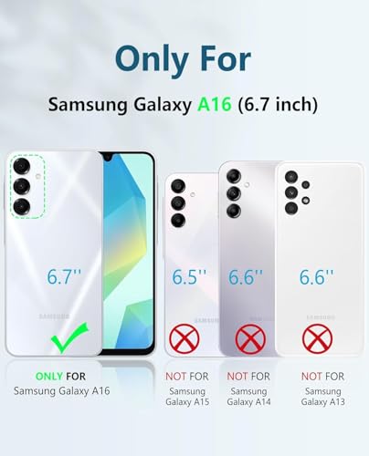 Image of ShieldTech Back Cover Case + Screen Protector for Samsung Galaxy A16 5G | Transparent Mobile Phone Back Case Cover for Samsung Galaxy A 16 | Samsung A16 5G TPU Transparent Back Cover Case