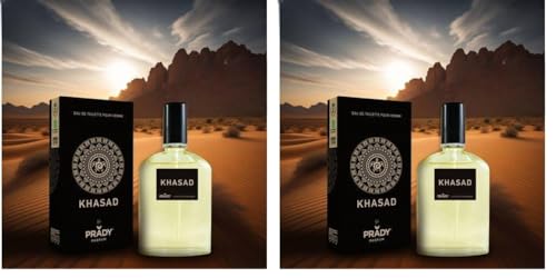 Prady – Eau de Toilette Khasad 90ml – Fragancia masculina intensa y amaderada con toques orientales – Aroma elegante, misterioso y duradero – Ideal para uso diario y ocasiones especiales