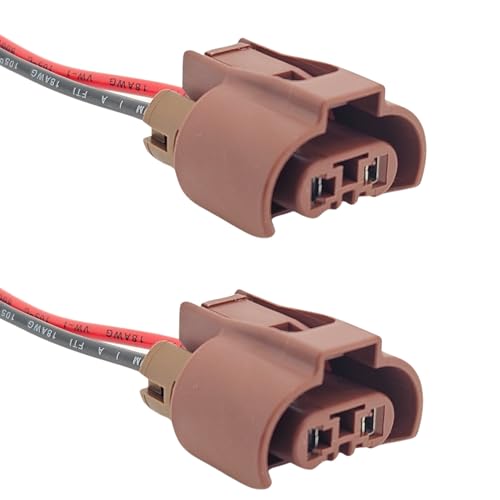 2pcs For Toyota AURIS Headlight Bulb Connector Socket Wiring Loom Harness HiR2 Bulbs 9012 HB4 9005