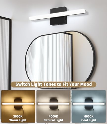 Lampe Miroir Élimine les Ombres LED 3000-6000K Ajustable - 3
