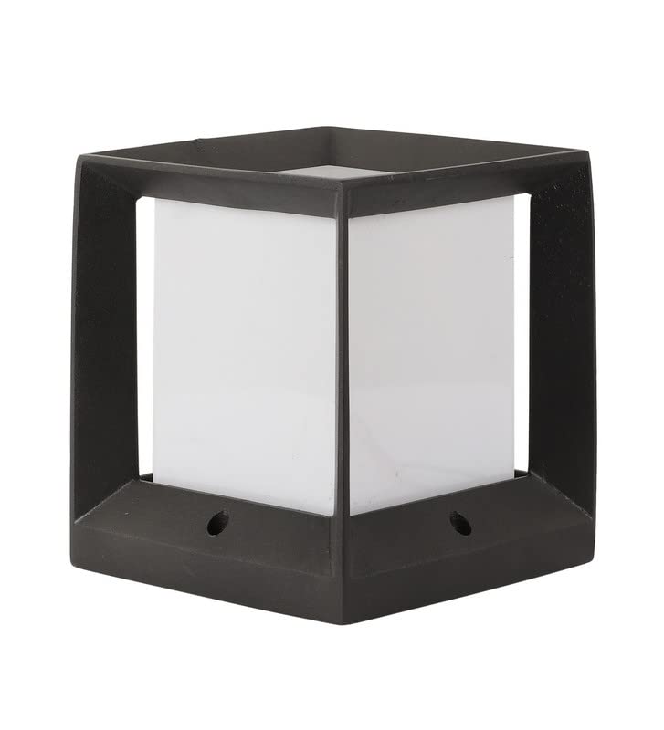 Image of ELIANTE Grey Metal Gate Light - 2408-MED | 3 Years Warranty | Free - LED LAMP
