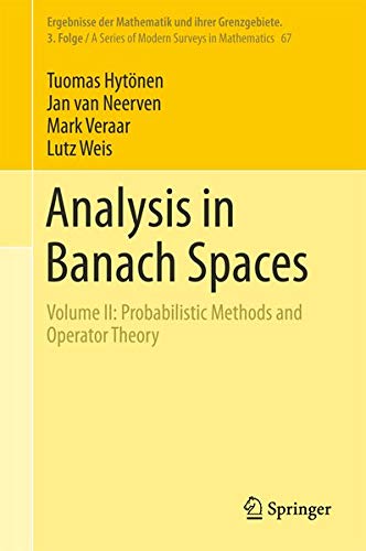 Buy Analysis in Banach Spaces — BookShops.in
