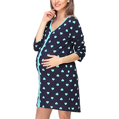 Bellivalini Camisón Vestido Lactancia Maternidad Mujer BLV50-115 Cover