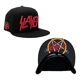 Slayer Logo Pentagram Black Baseball Hat for Men and Women