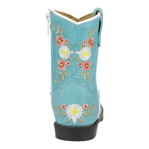 Image of Smoky Mountain Boots Toddlers' Autry Square Toe Leather Western Cowboy Boots