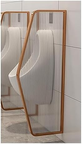 Wall-Mounted Men's Urinal Privacy Screen, Adult Urinal Baffle Protection Screen, Public Toilet Waterproof Urinal Partition, Suitable for Sools/kindergartens/Public Places (Color :