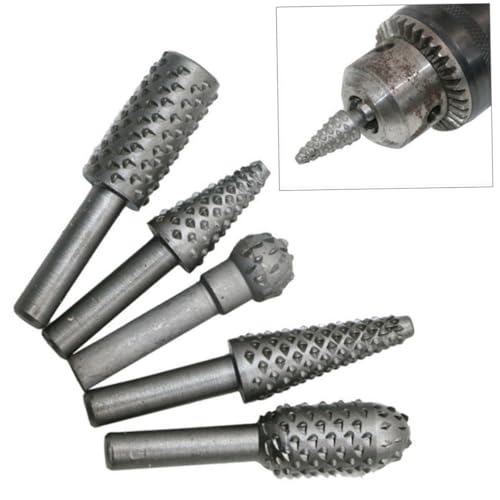 Juego de fresas rotativas de carburo para metal y madera miniatura 4