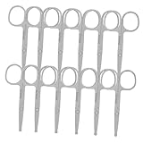 iplusmile 12 Pièces Ciseaux de laboratoire Ciseaux de petite précision Acier inoxydable ...